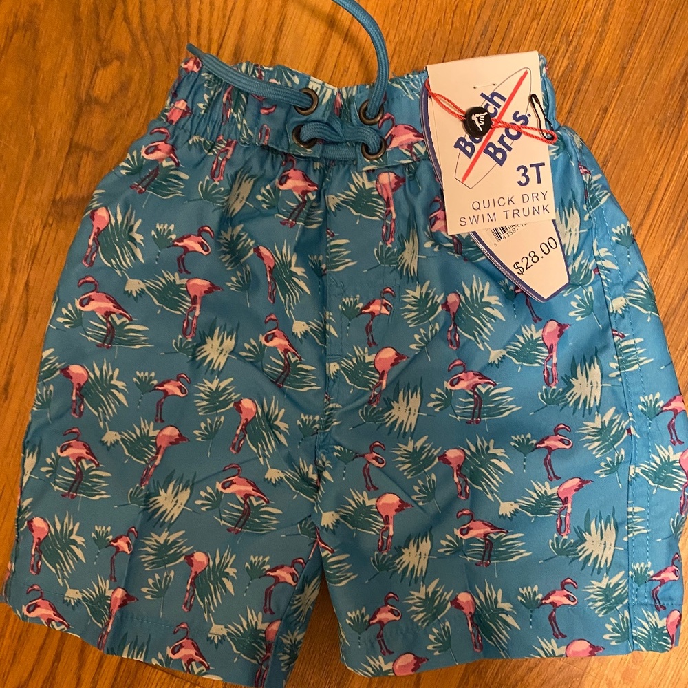 Beach Bros swimming trunks/bathing suit, toddler size 3T